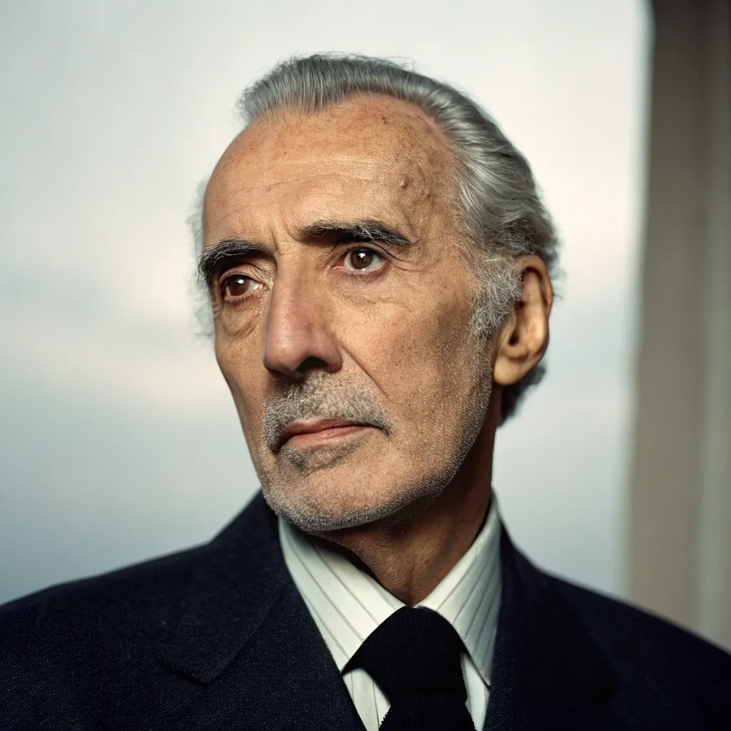 Portrait of Christopher Lee